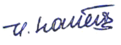 Автограф И.И.Налётова