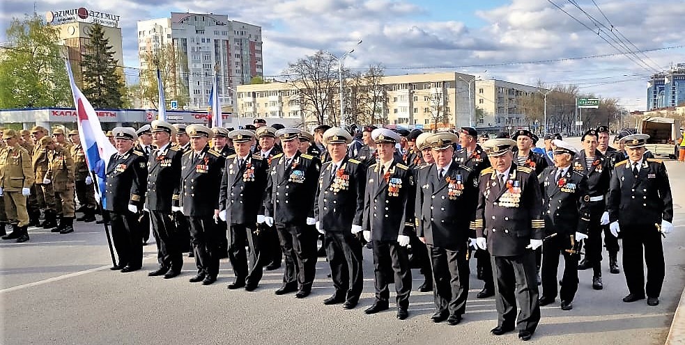 Тренировка к параду в Челябинке